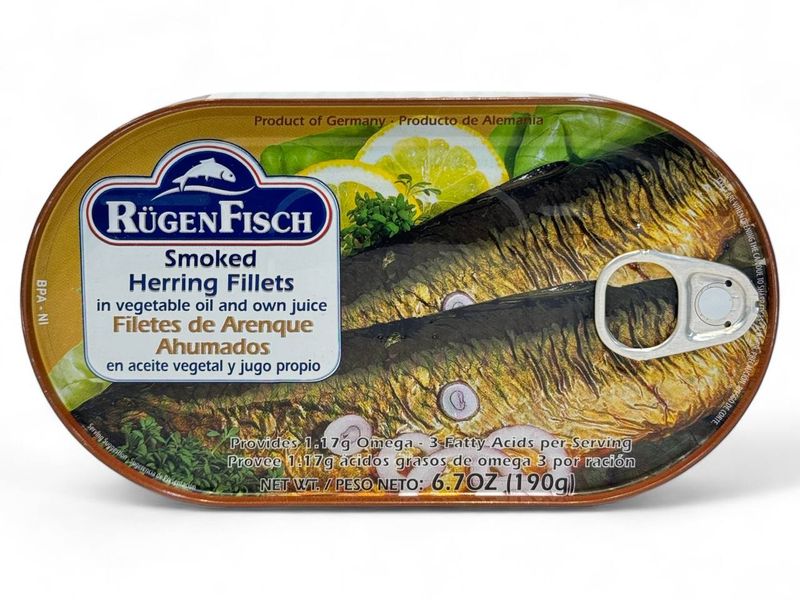 Smoked Herring Fillets in Oil (190g)