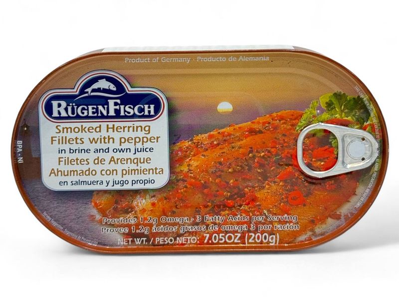 Smoked Herring Fillets with Pepper (200g)