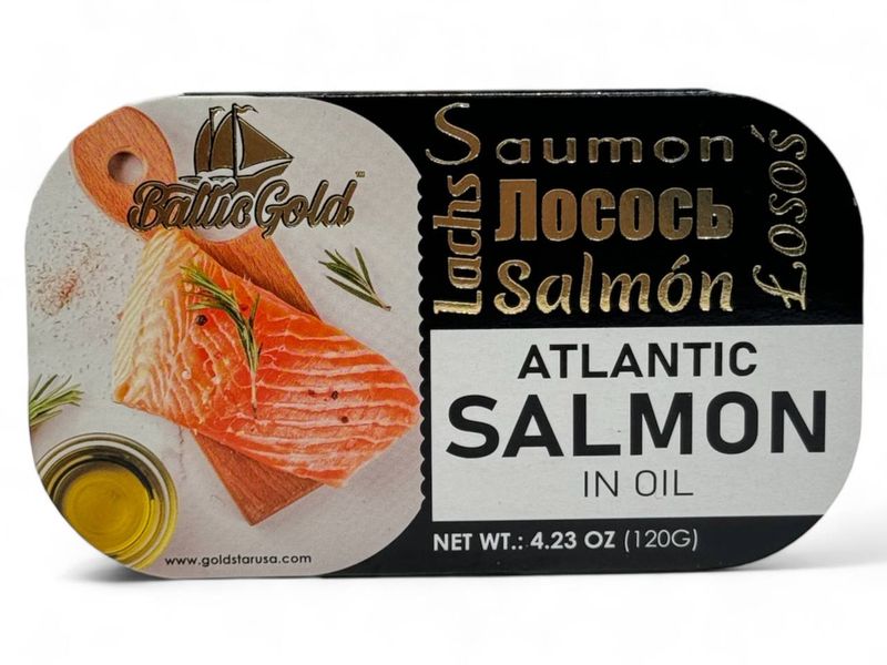 Atlantic Salmon in Oil (120g)