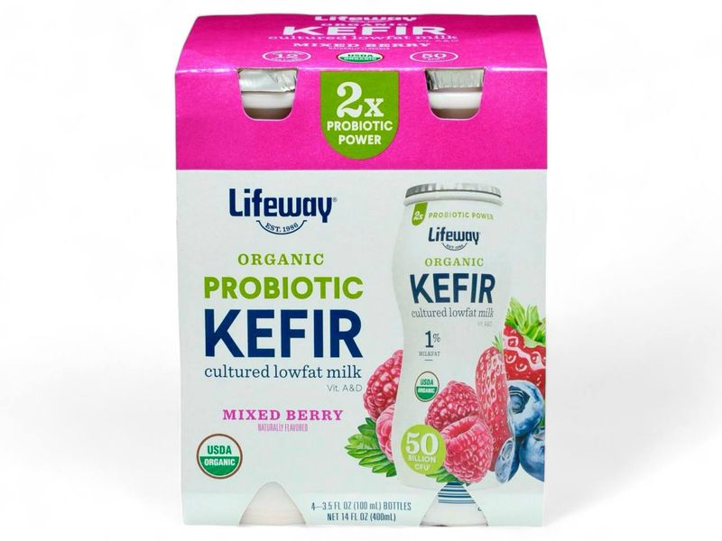 Organic Low Fat Kefir Mixed Berry (4*100ml)