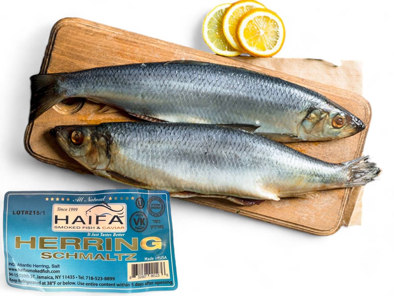 Haifa Herring Whole (+-0.7Lb)