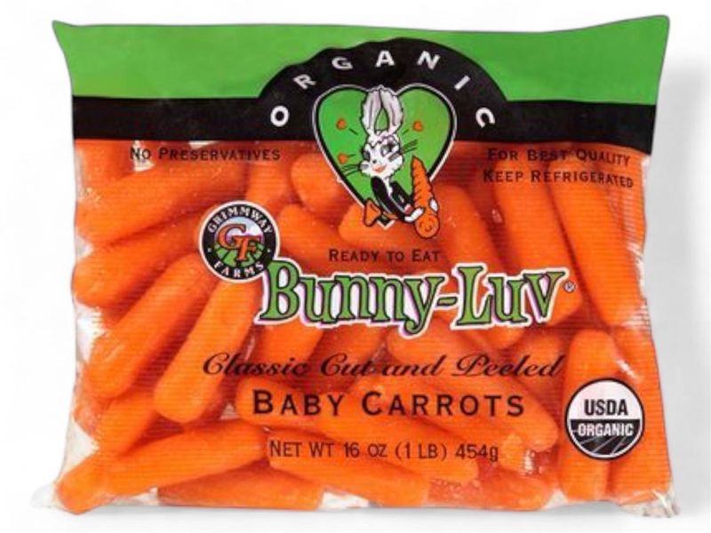 Organic Baby Carrots / 16oz (454g.)