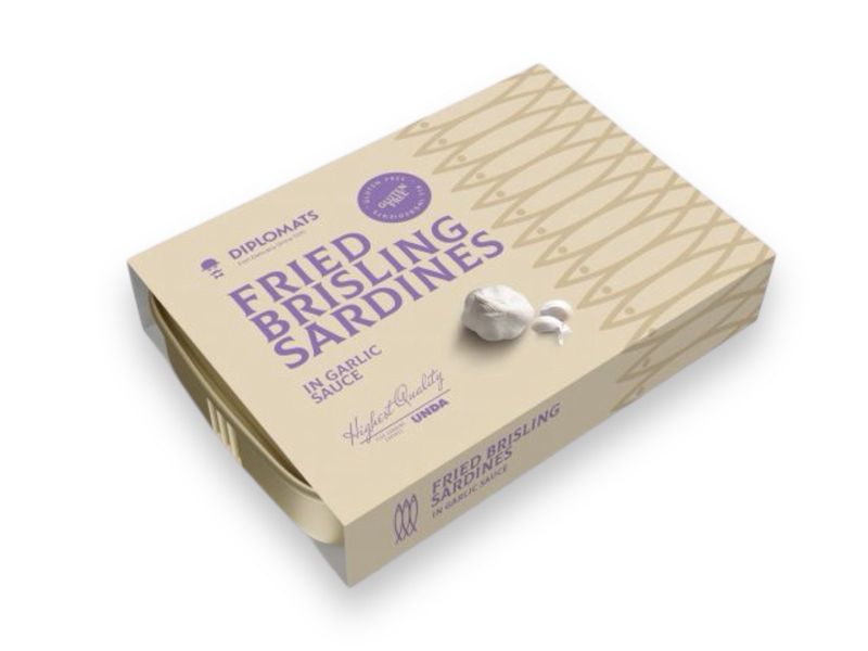 "Diplomats" Sardines in Garlic Sause (100g)