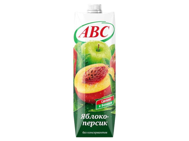 "ABC" 100% Apple-Peach Juice (1L)