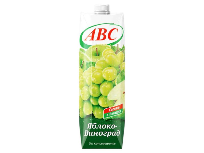 "ABC" 100% Apple-Grape Juice (1L)