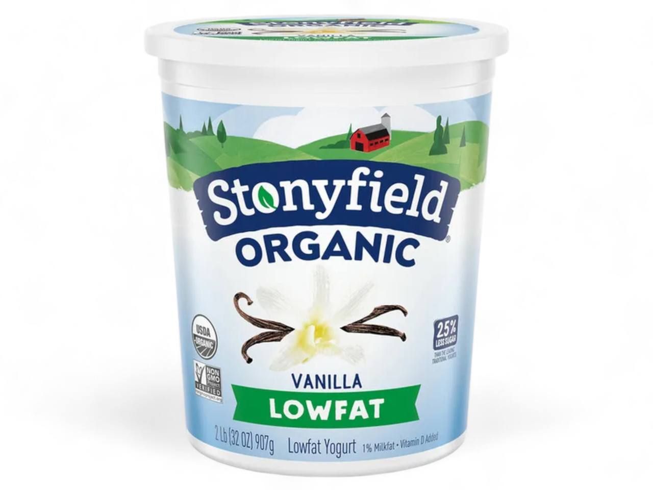 Organic Lowfat Yogurt with Vanilla (907g)