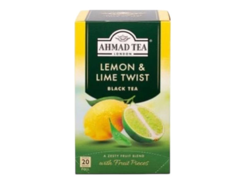 Ahmad Black Tea Lemon & Lime  (20шт)