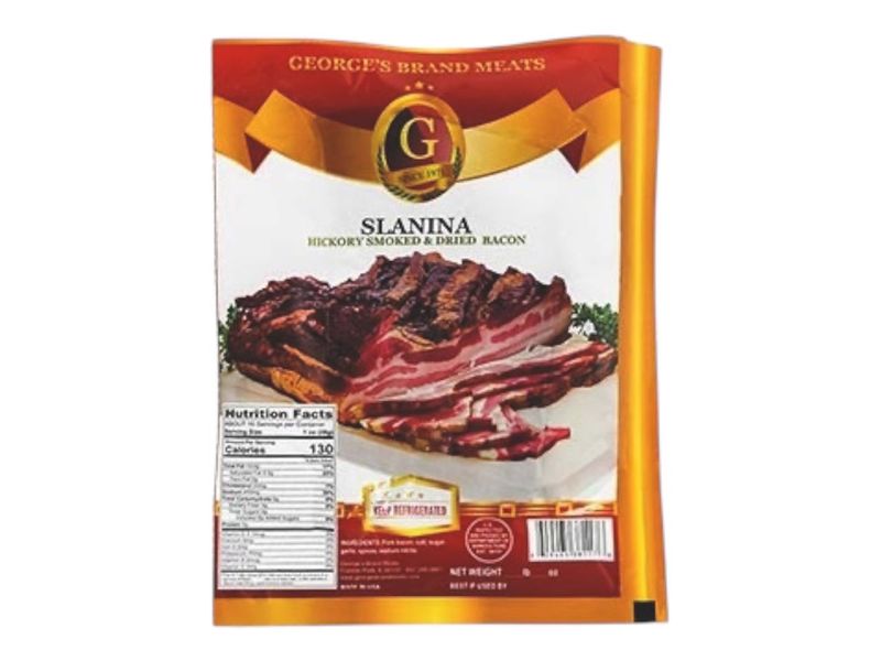 Slanina Hickory Smoked & Dried Bacon