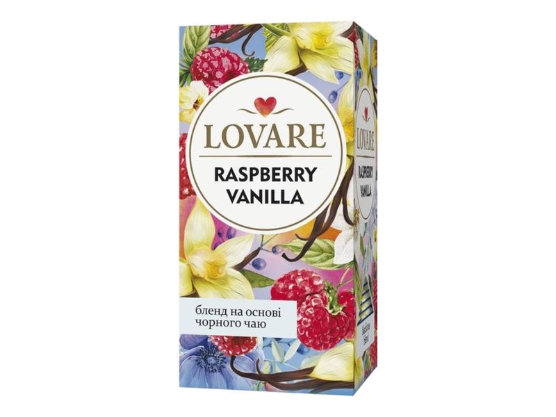 Lovare Black Tea Raspberry Vanilla (24 bags)