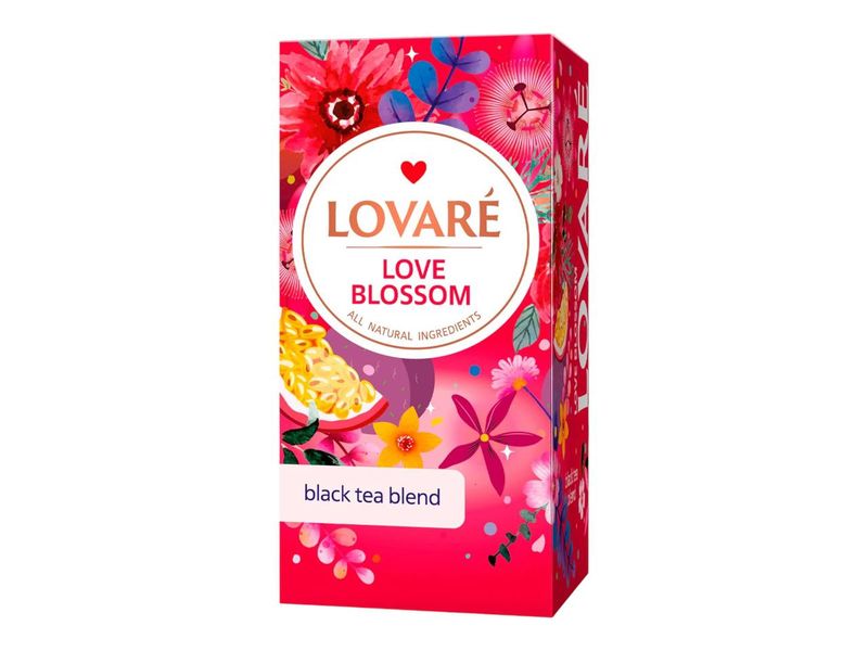 Lovare Black Tea Love Blossom (24 bags)