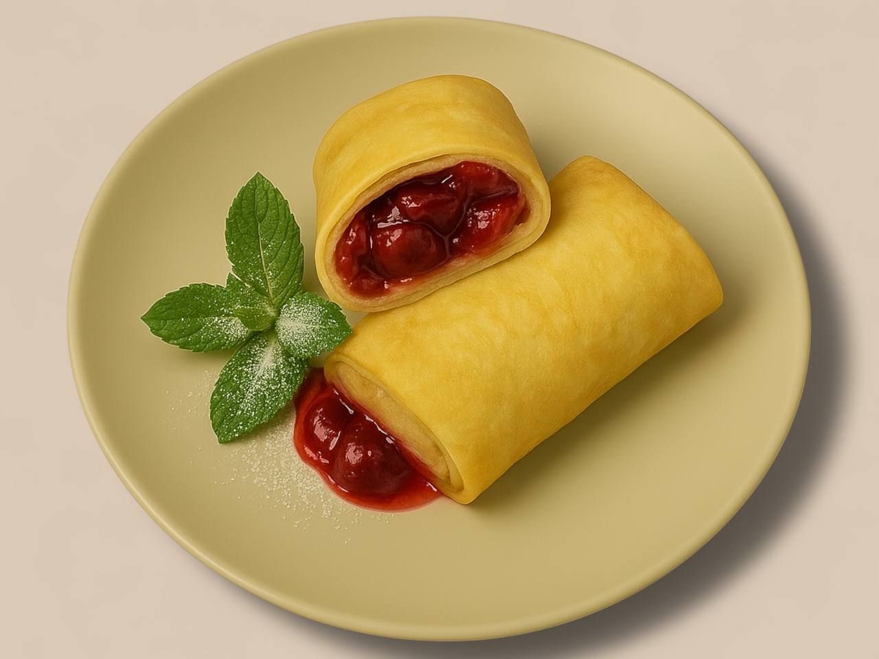 Blintzes With Cherries (1 each+-0.25Lb)