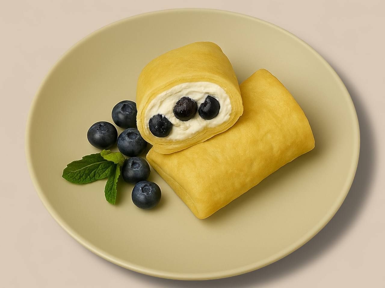 Blintzes With Cheese & Blueberry (1 each+-0.25Lb)