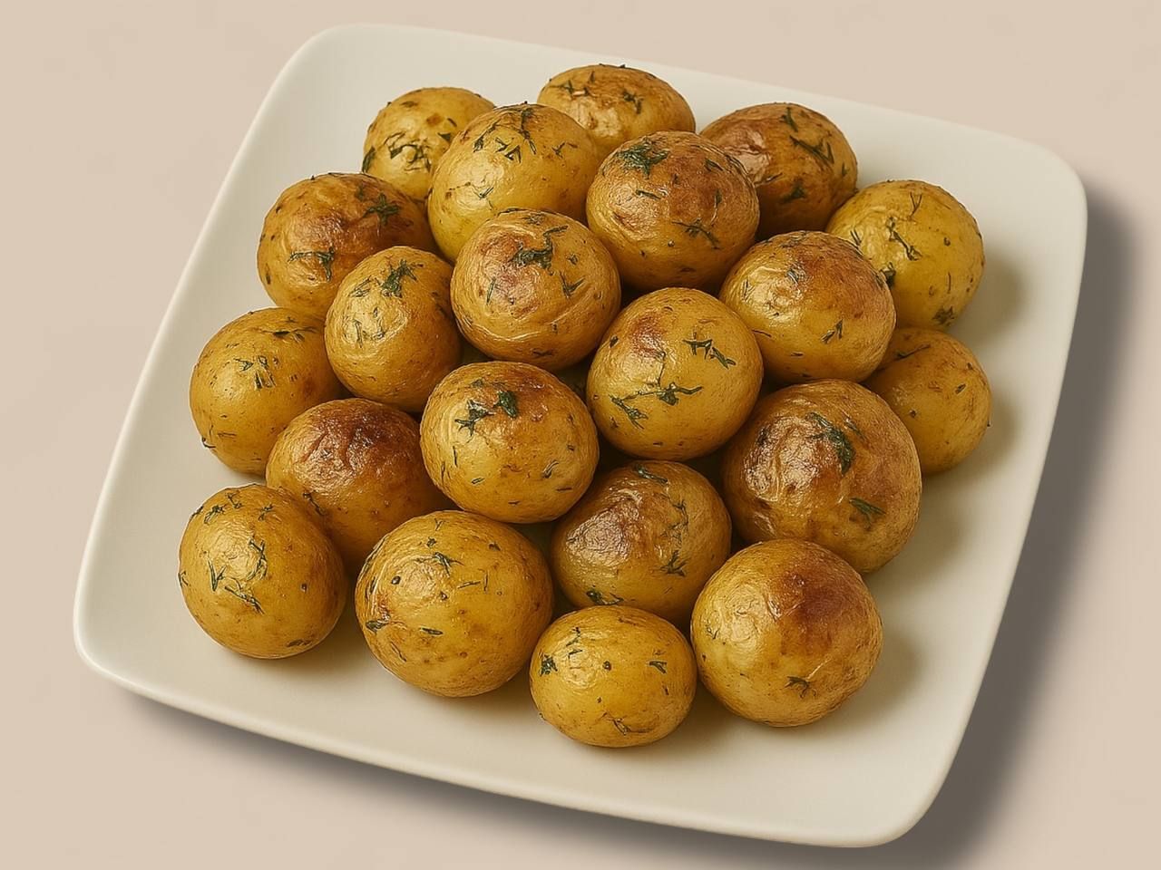 Baked Potatoes With Garlic / Lb.