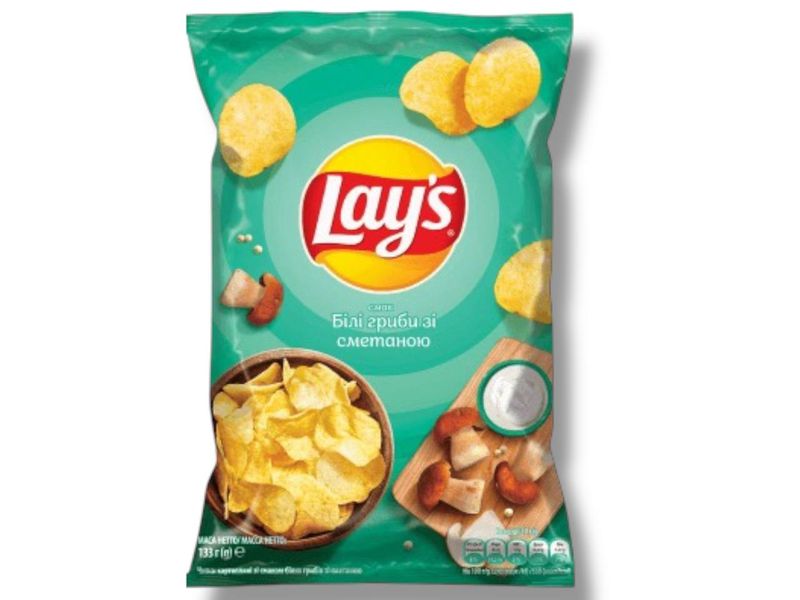 Lays Chips with Mushrooms and Sour Cream (120g)