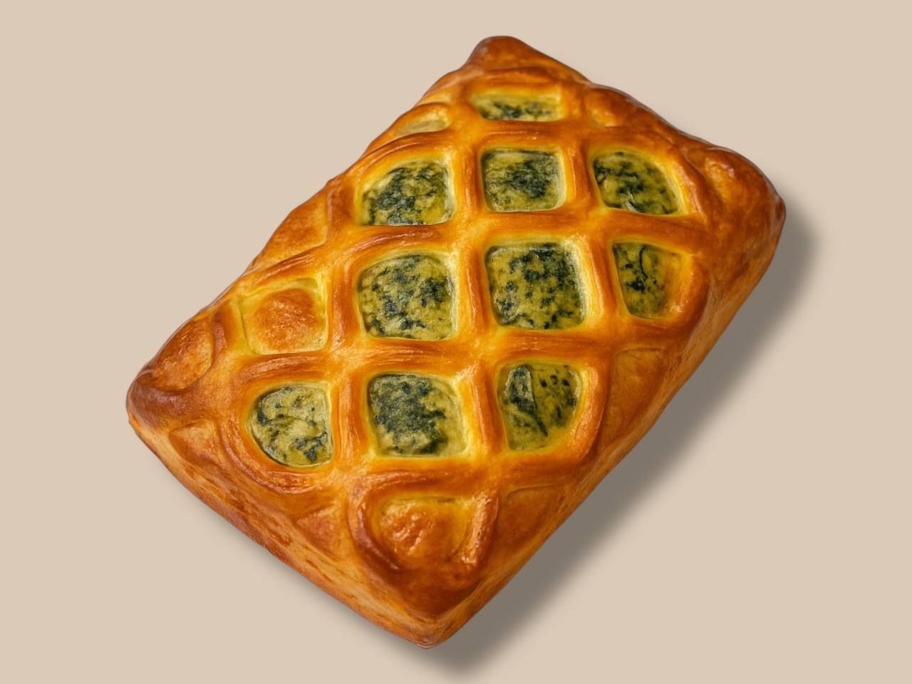 Bun with Spinach and Feta