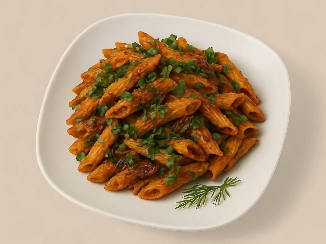 Pasta with Beef & Basil / Lb.