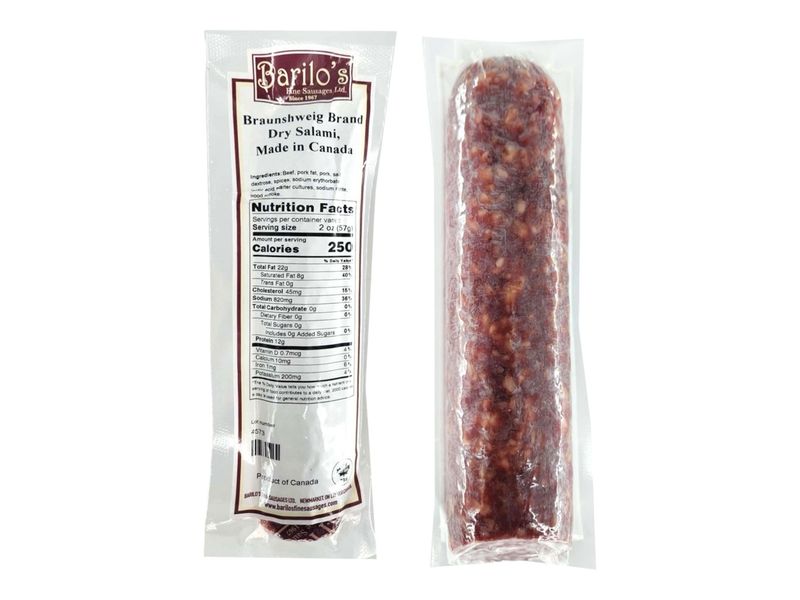 Dry Salami Braunschweig / 1Lb