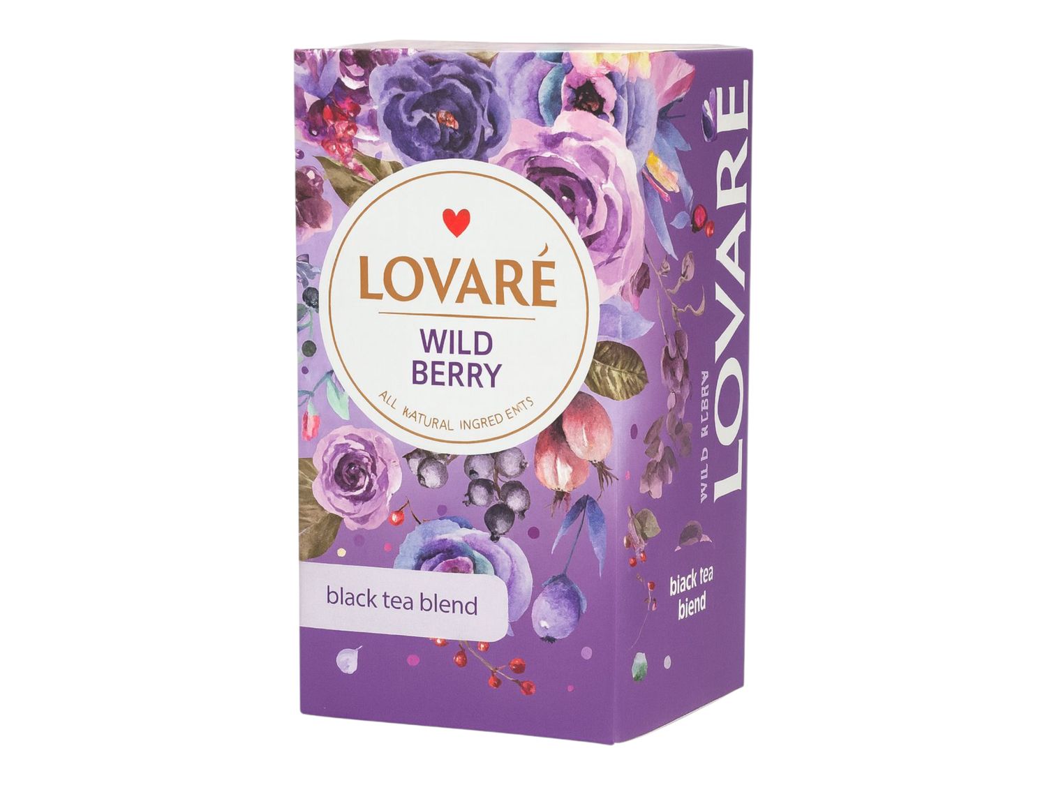 Lovare Black Tea Wildberry (24 bags)