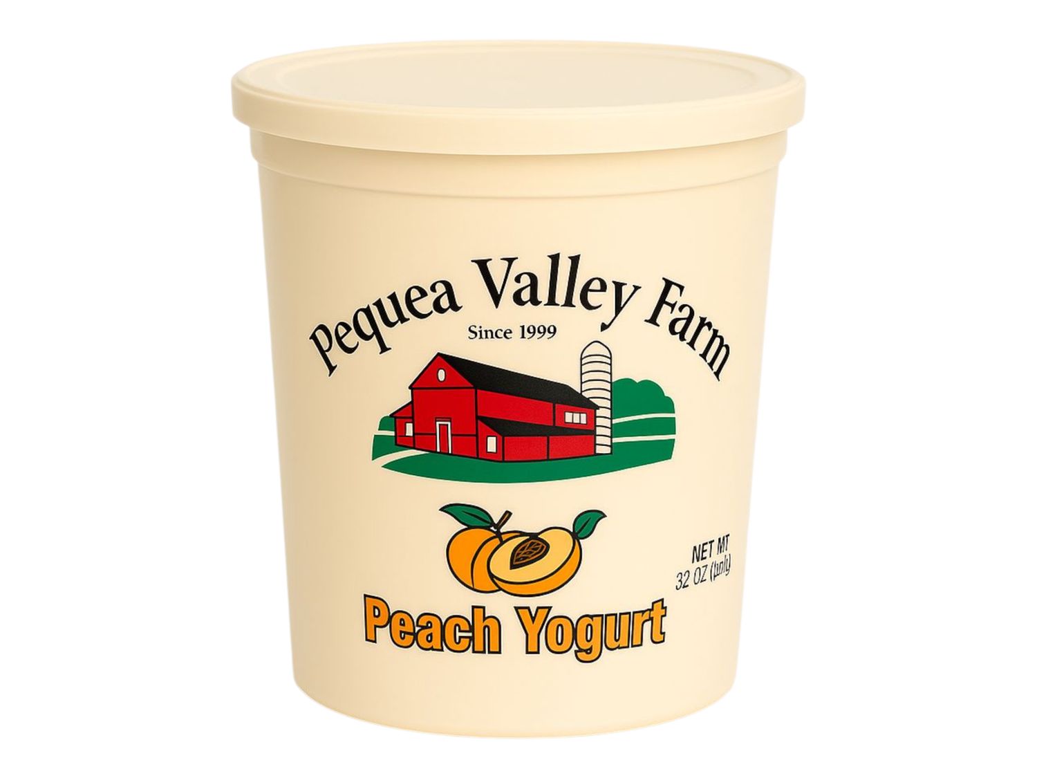 Pequea Valley Farm Yogurt With Peach 32oz (914g)