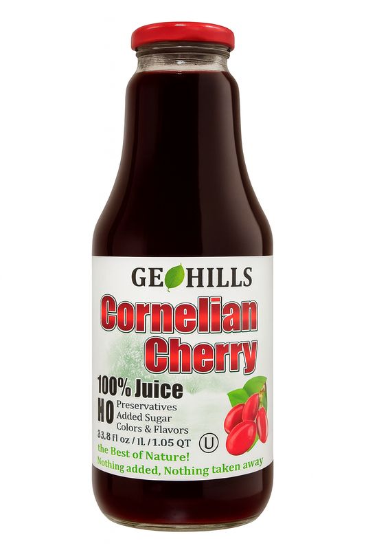 Cornelian cherry 100% juice (1000ml)