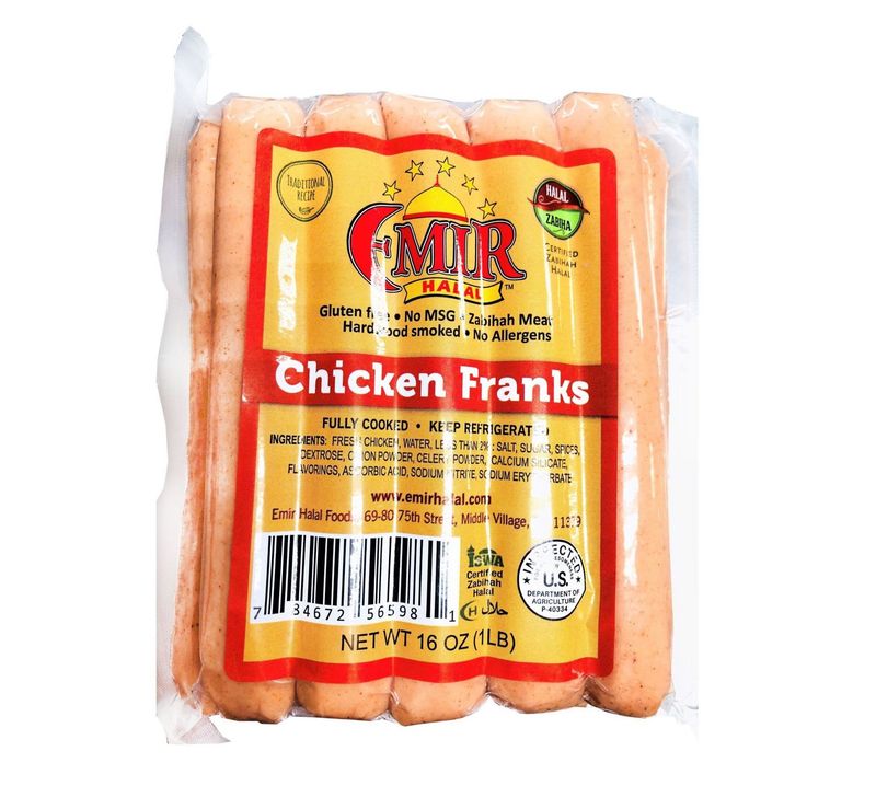 Halal Chicken Franks (1 Lb)