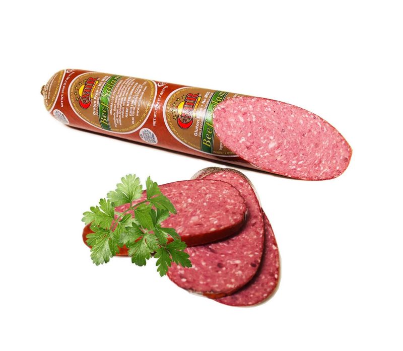 Premium Smoked Beef Salami  (1.7 lb)