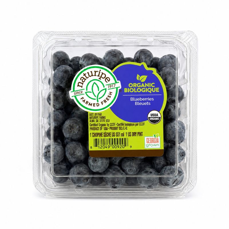 Organic Blueberries / 18oz (551 ml.)