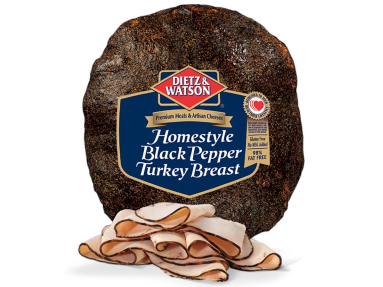 Dietz & Watson Homestyle Black Pepper Turkey Breast / Lb.