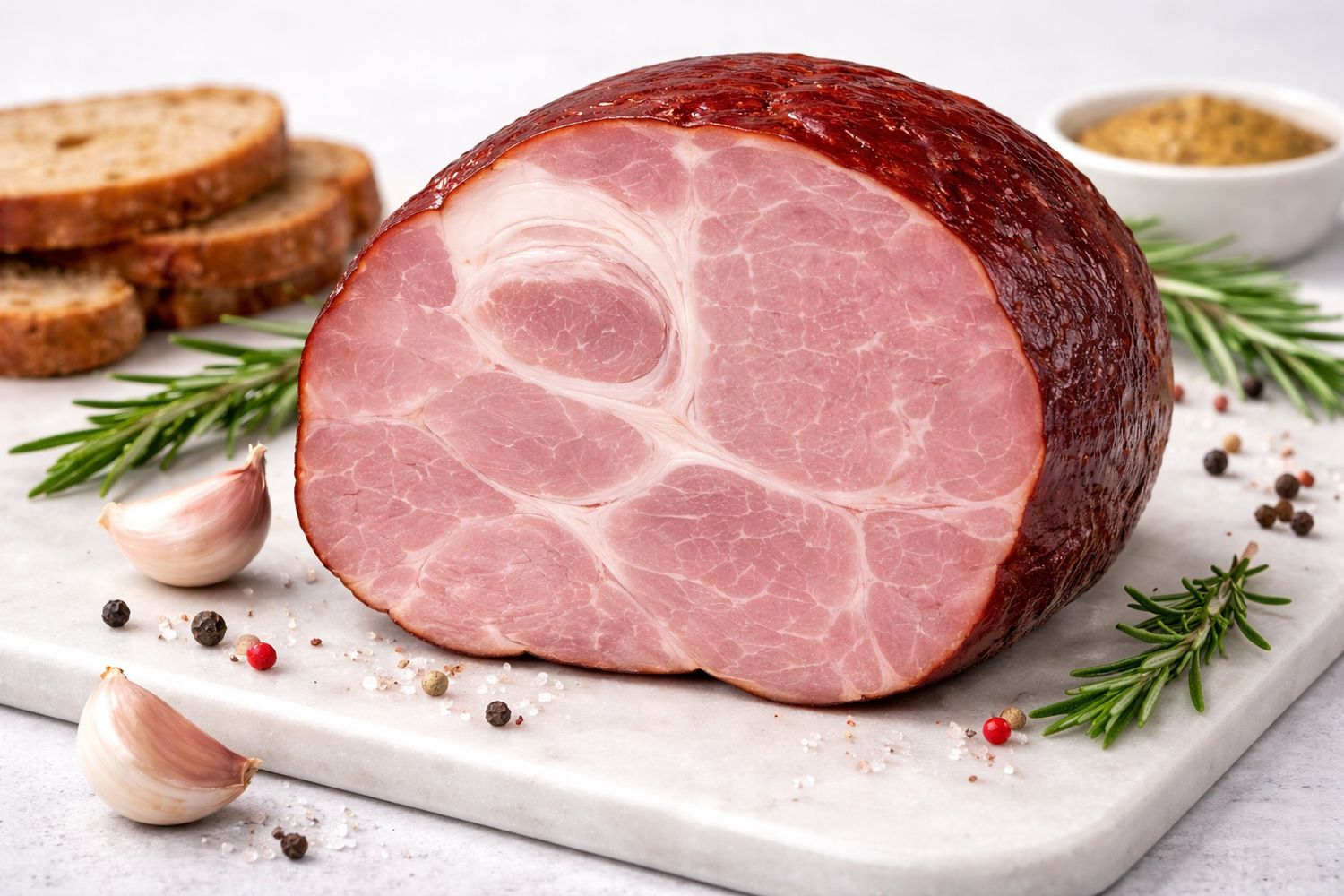 European American Sausage Smoked Pork Butt / Lb.