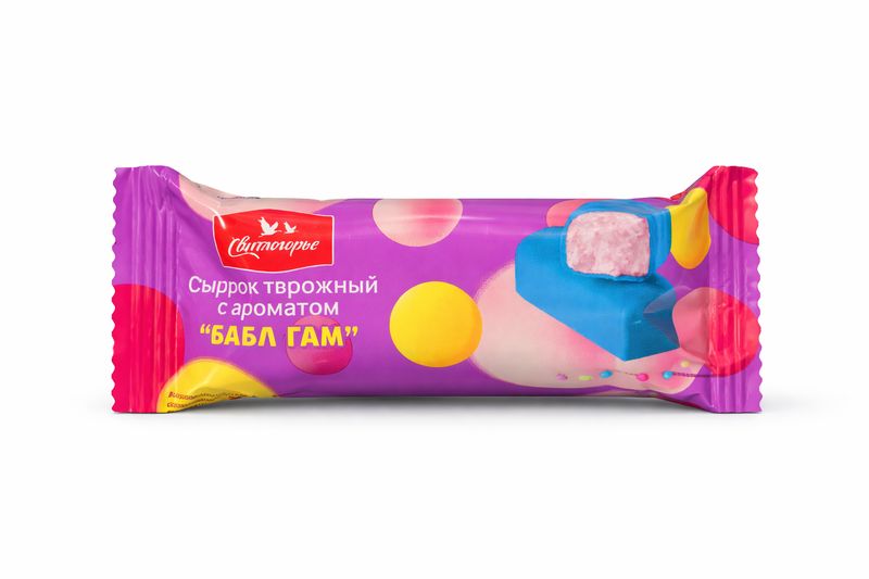 Cottage cheese bar bubble gum flavored (40g)