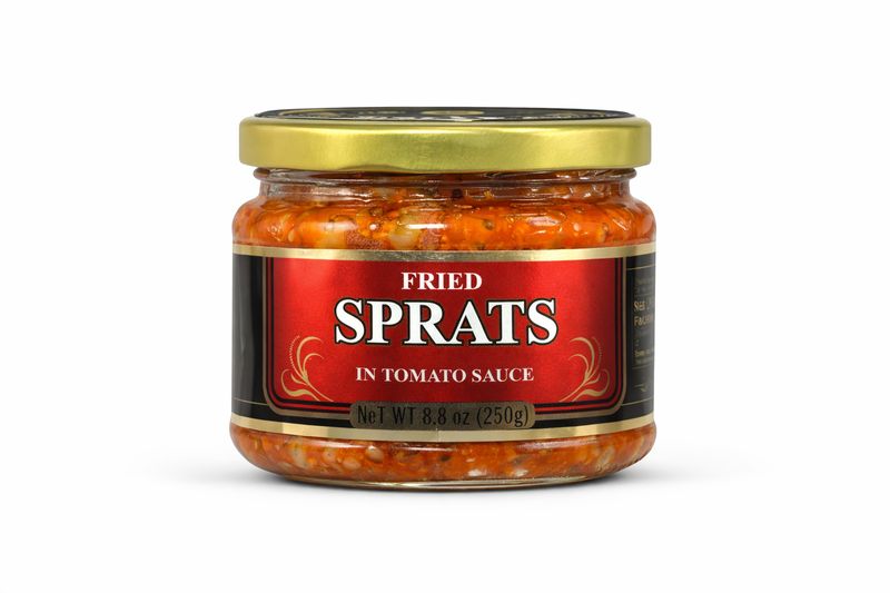 Fried Sprats in Tomato Sauce (Jar) / 250 g
