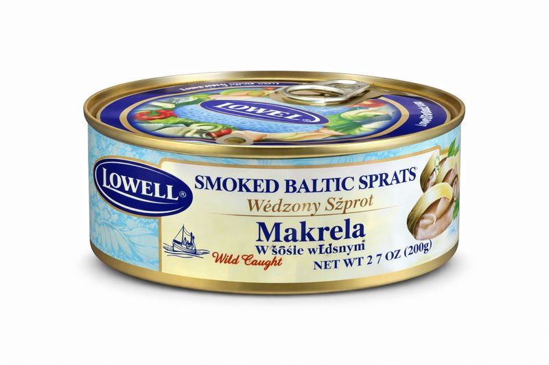 Lowell Smoked Baltic Sprats in Oil — 200 g