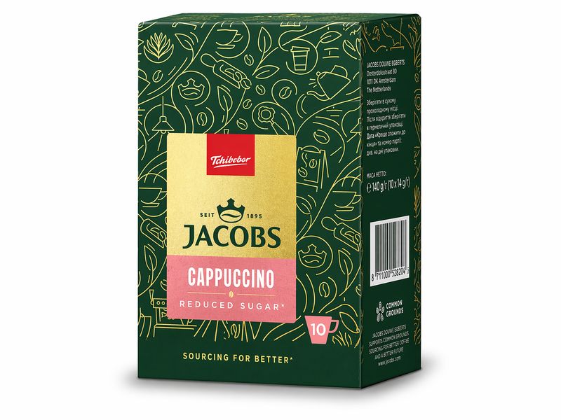 Jacobs cappuccino reduced sugar (10*0.49 oz)