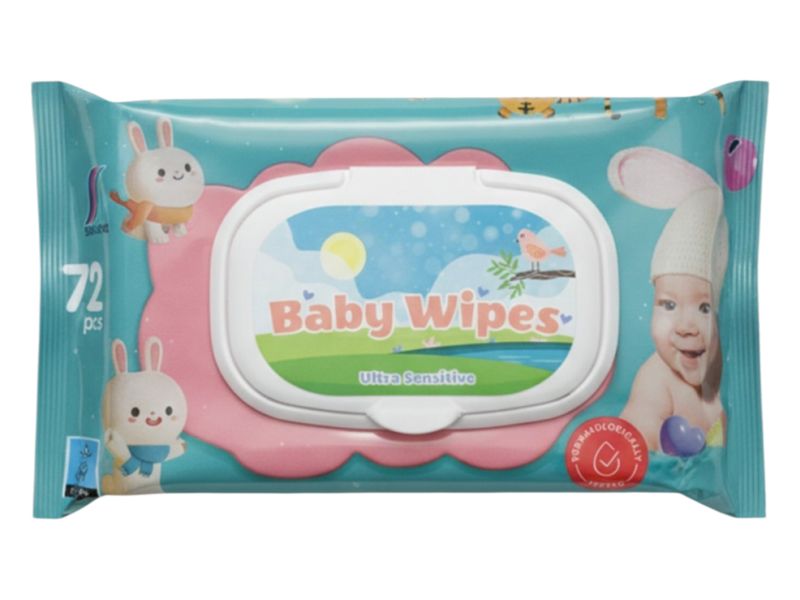 Baby wipes ultra sensitive (72pc)