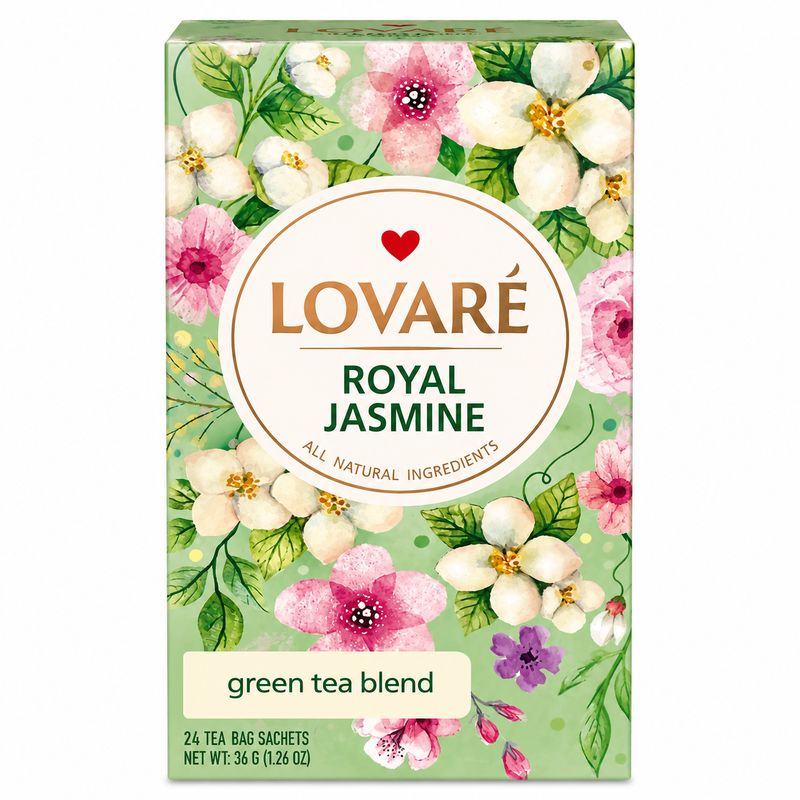 Lovare Royal Jasmine green tea (24pc/36g)