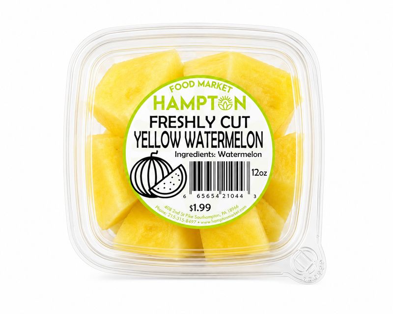 Yellow watermelon box (12 oz)