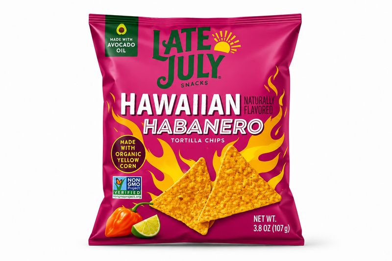 Late July Hawaiian Habanero Tortilla Chips, 107 g
