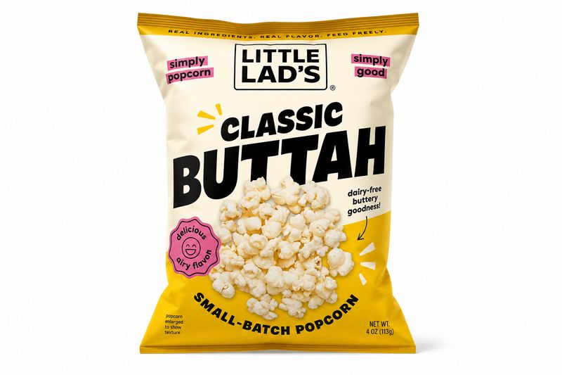 Little Lad’s Classic Buttah Popcorn, 170 g.
