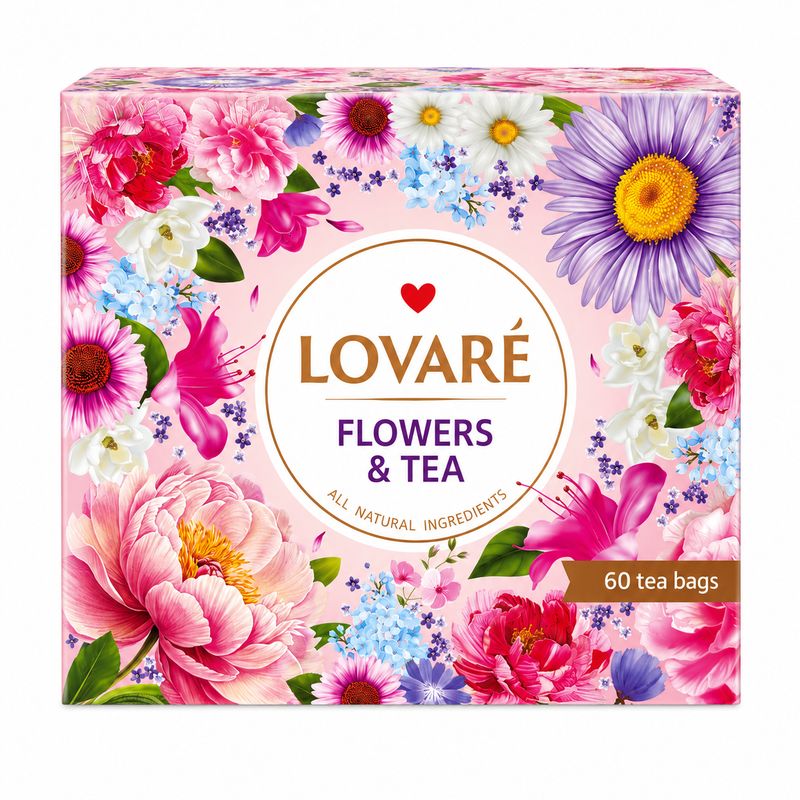 Tea gift set Lovare Flowers&Tea (60tb)