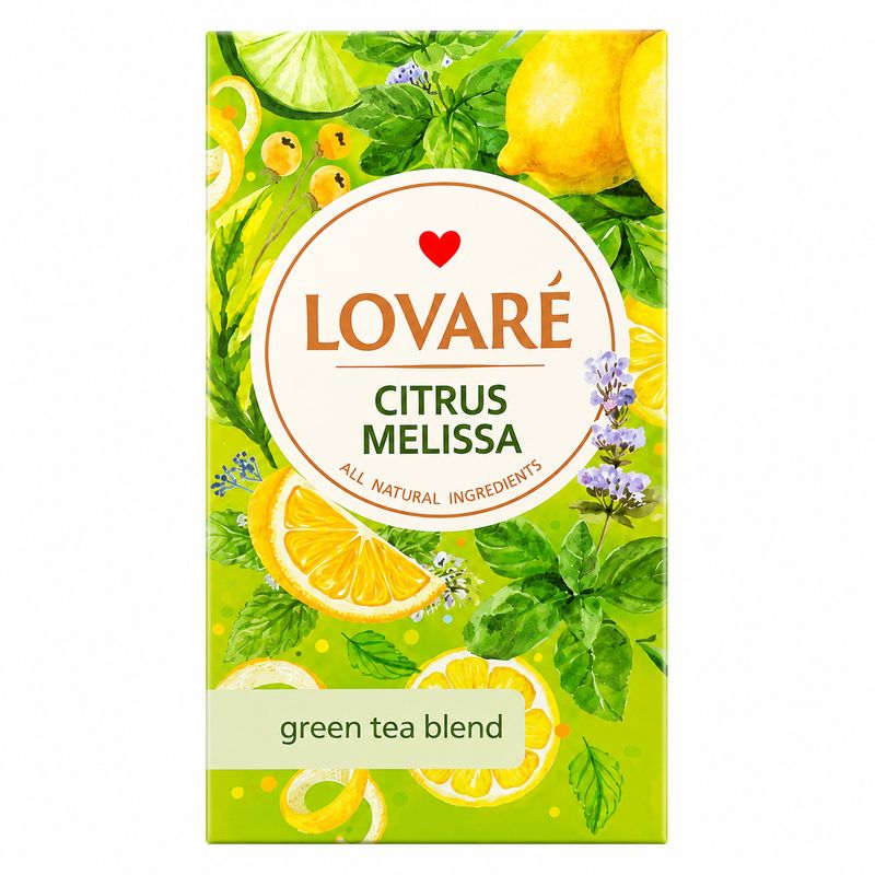 Lovare Citrus Melissa green tea (24tb)