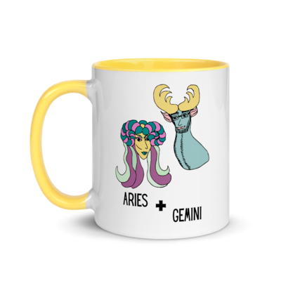 Custom Couple Zodiac Sign Coffee Mug