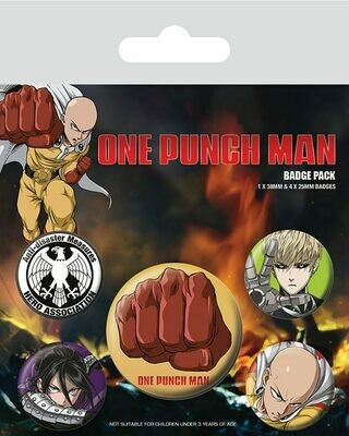One Punch Man Giftpack Buttons