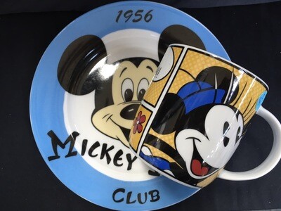 Disney Mickey & Minnie Mouse Club Ontbijt Set