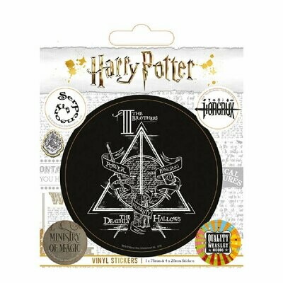 Harry Potter Deathly Hallows Symbols Sticker Set