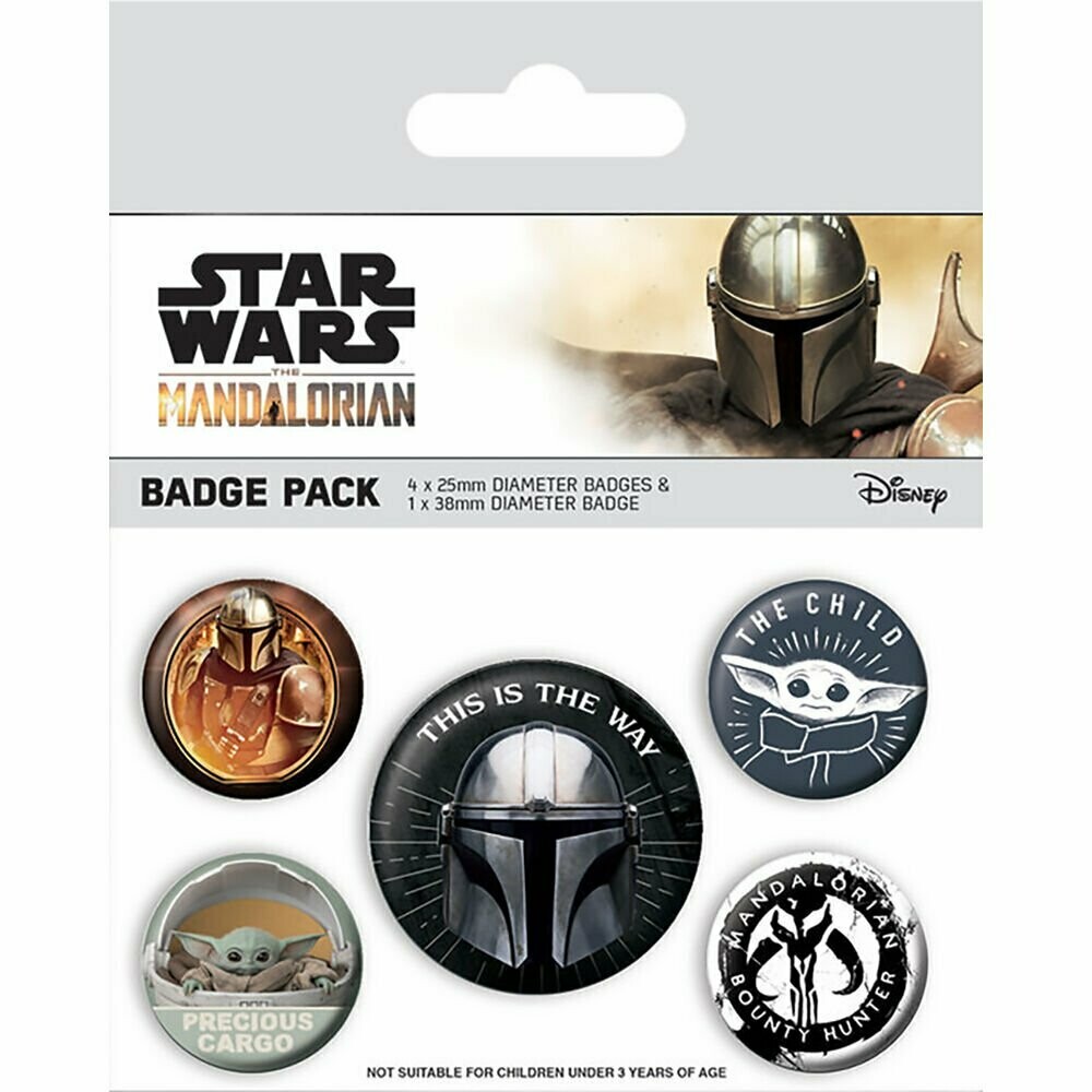 Disney Star Wars - The Mandalorian Buttons Badge Pack