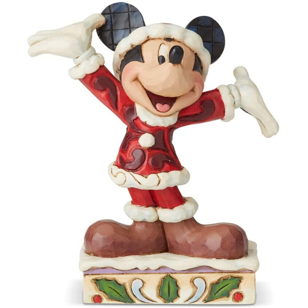 Disney Traditions Mickey Mouse Kerstman Figuur