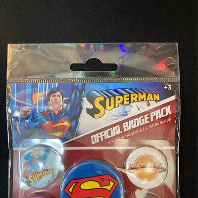 DC Comics Superman Various badge buttons pack