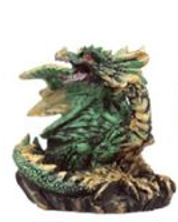 Duistere Legenden - Kristalgrot Draken Miniatuur Beeldjes - Groen Roar