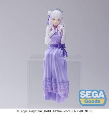 Re:Zero - Starting Life in Another World: Lost in Memories - Emilia (Dressed-Up Party) 14 cm - PM Noodle Stopper PVC Statue