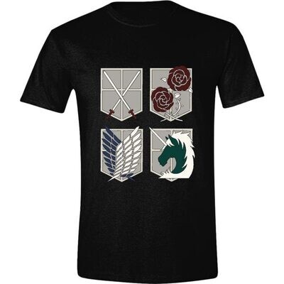 Attack on Titan - Emblems - T-Shirt